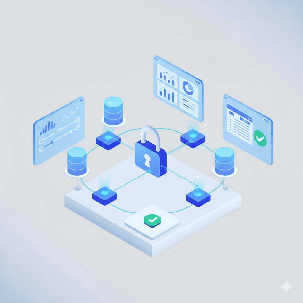 供应链金融服务插画